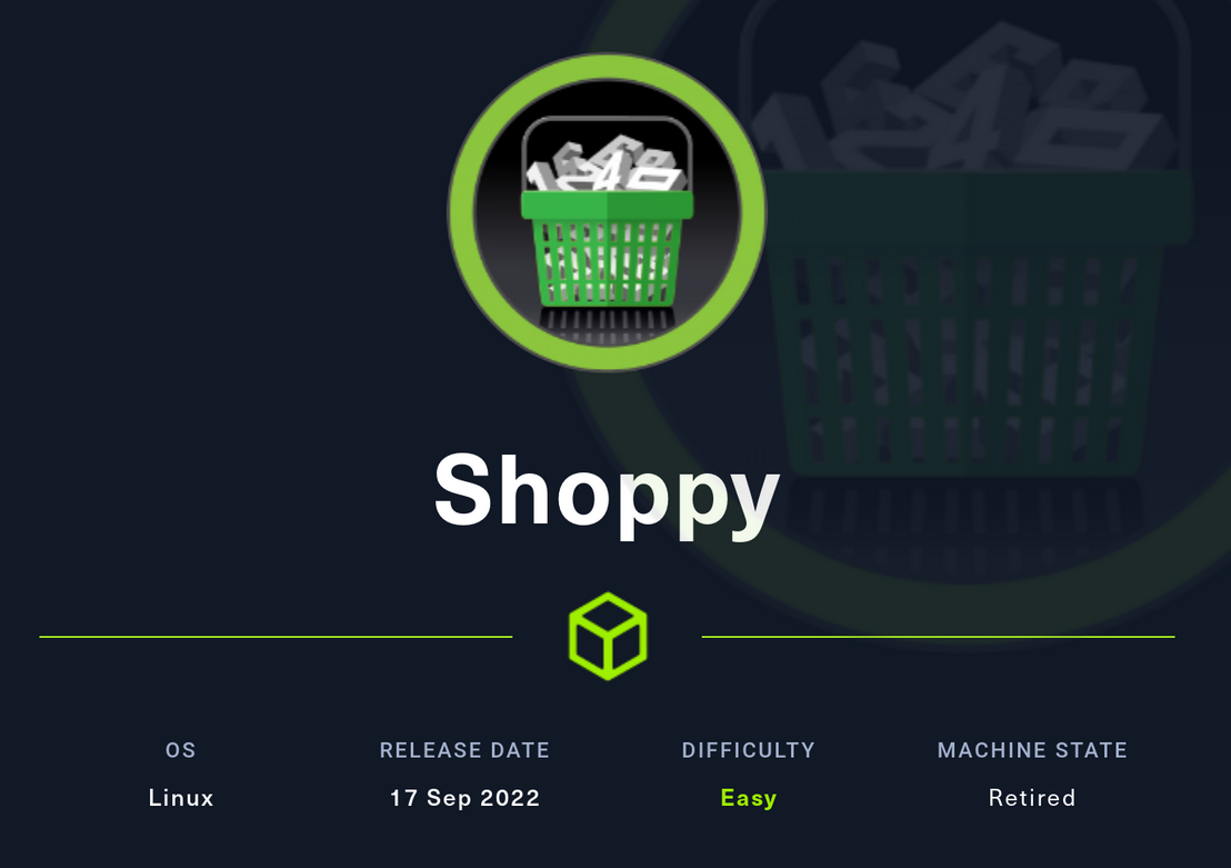 Hackthebox SHOPPY Walkthrough